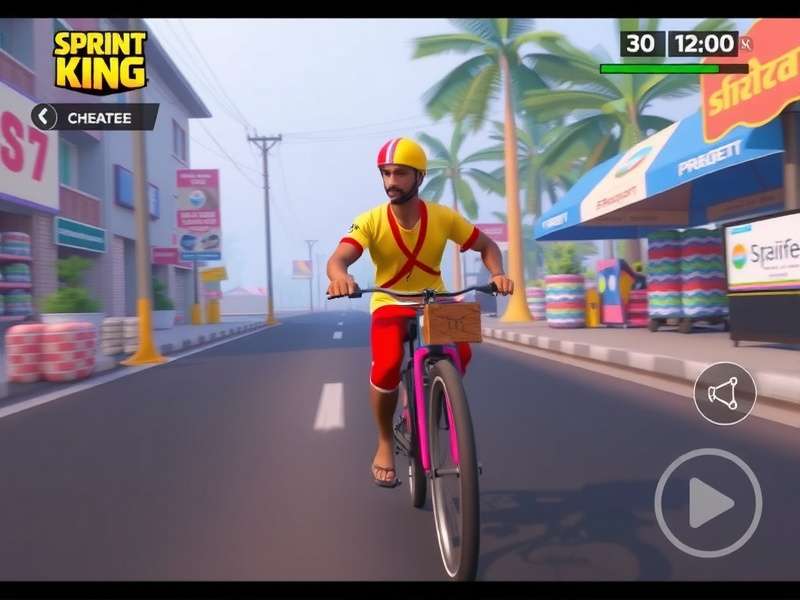 Dosa Sprint King character customization screen